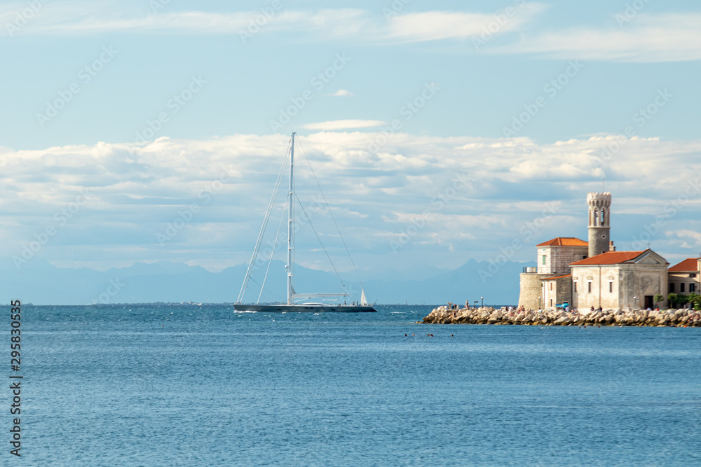 Piran bay Slovenia harbour