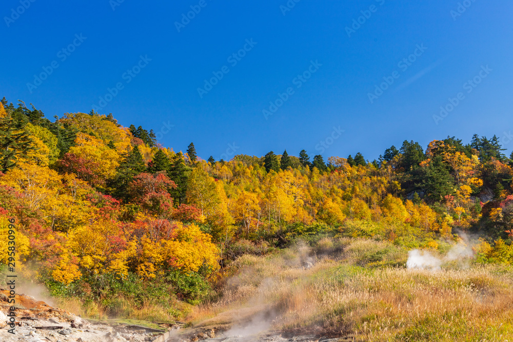 Towada Hachimantai National Park in early autumn