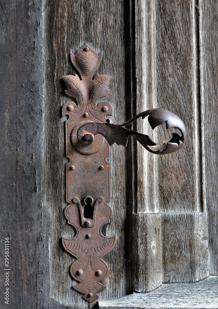 the old door handle the old door handle