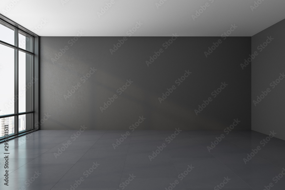 Obraz premium Concrete office interior