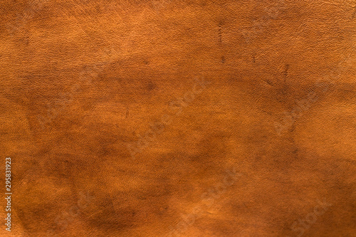 Tableau sur toile Texture cuir orange cuivré