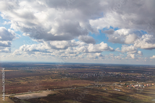 View from the plane window