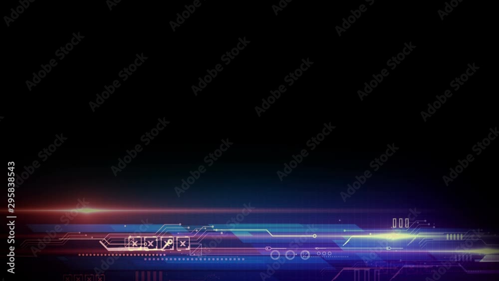 lower third tech animation