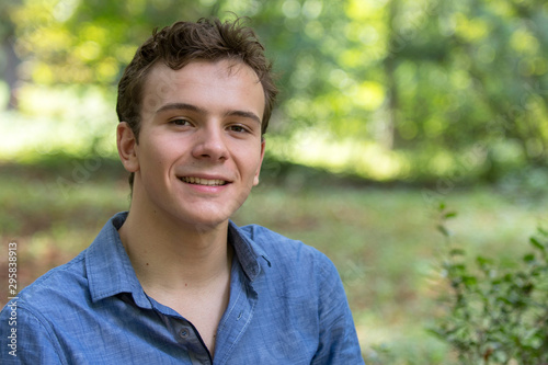 Young Man In Park