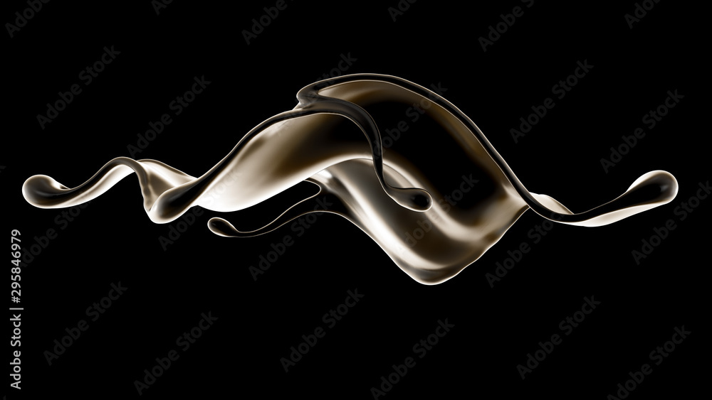 Splash fluid. 3d illustration, 3d rendering. Splash fluid. 3d illustration, 3d rendering.