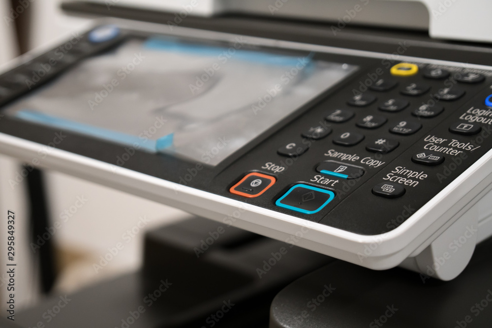 White Multi function color laser printer White Multi function color laser printer
