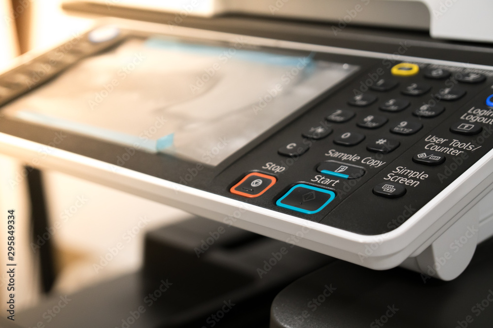 White Multi function color laser printer White Multi function color laser printer