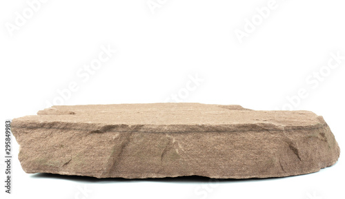 Sandstone isolated on White background  for product display  Blank for mockup design.