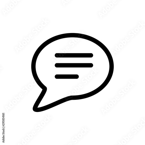 Bubble Speech Symbol Icon Vector Design Illustration EPS 10