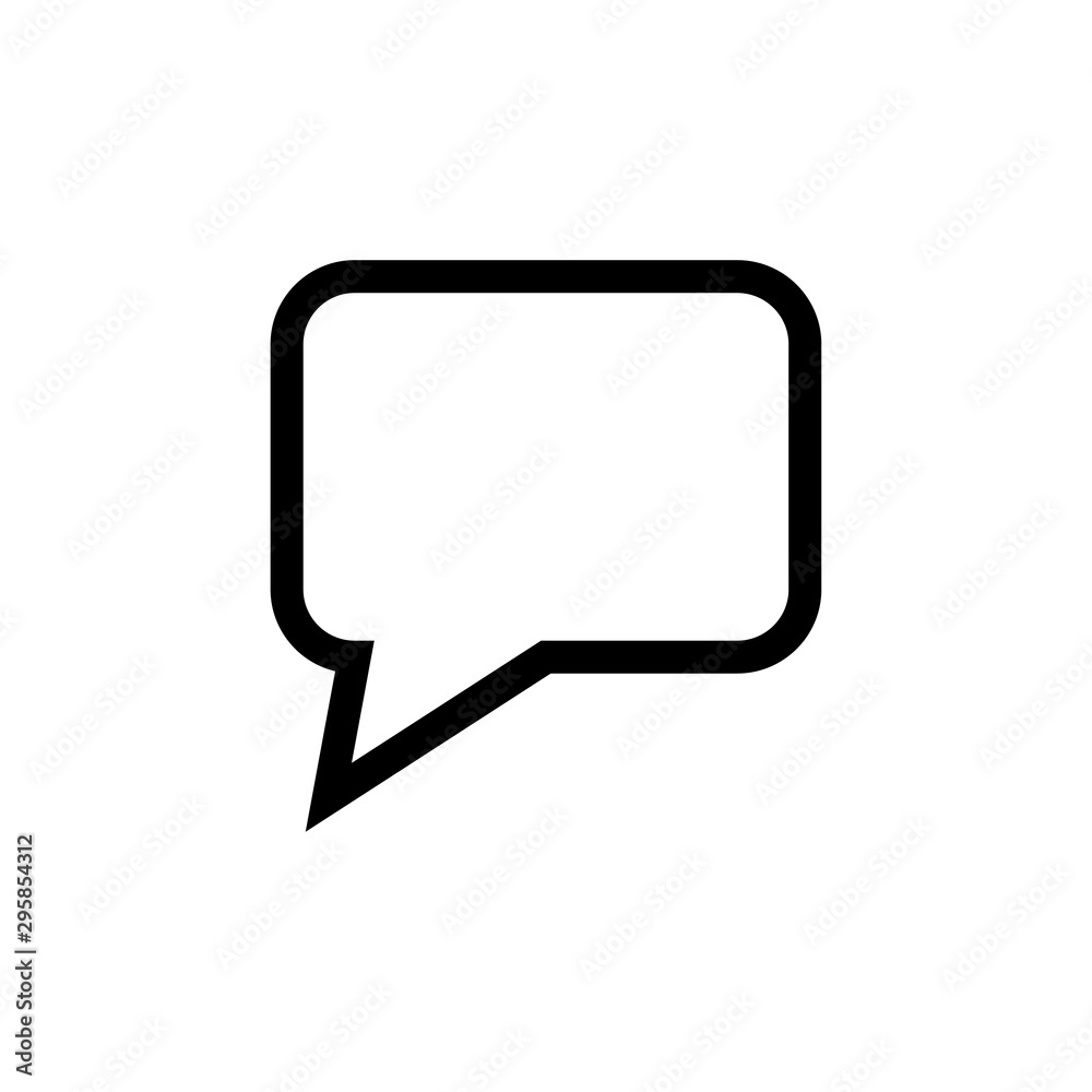 Bubble Speech Symbol Icon Vector Design Illustration EPS 10 Bubble Speech Symbol Icon Vector Design Illustration EPS 10