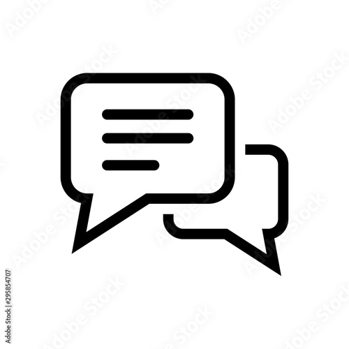 Bubble Speech Symbol Icon Vector Design Illustration EPS 10