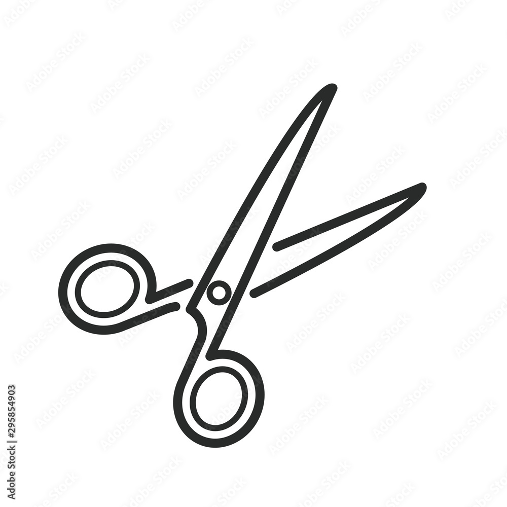 scissor icon vector design illustration