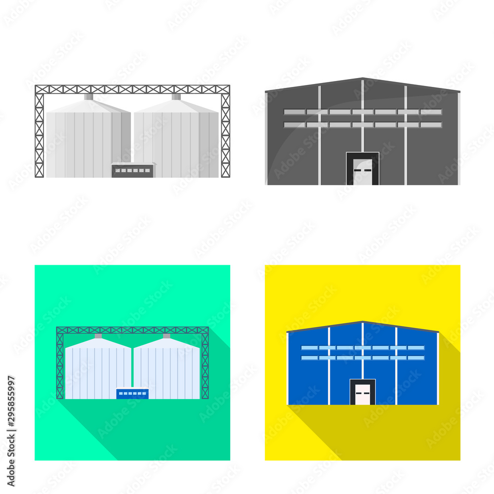 Vector design of production and structure logo. Set of production and technology stock symbol for web. Vector design of production and structure logo. Set of production and technology stock symbol for web.