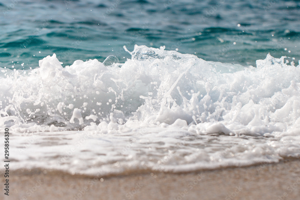 Fototapeta premium sea waves and foam