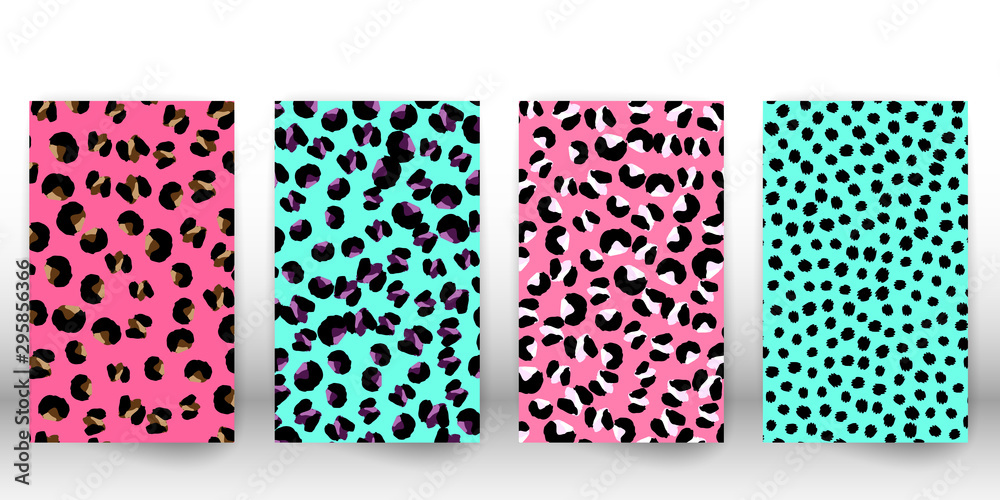 Leopard print design. Animal skin pattern. Leopard print design. Animal skin pattern.