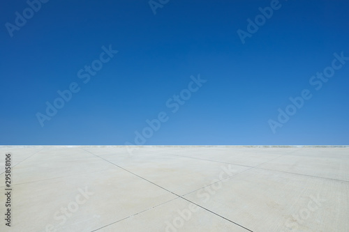 Perspective cement floor