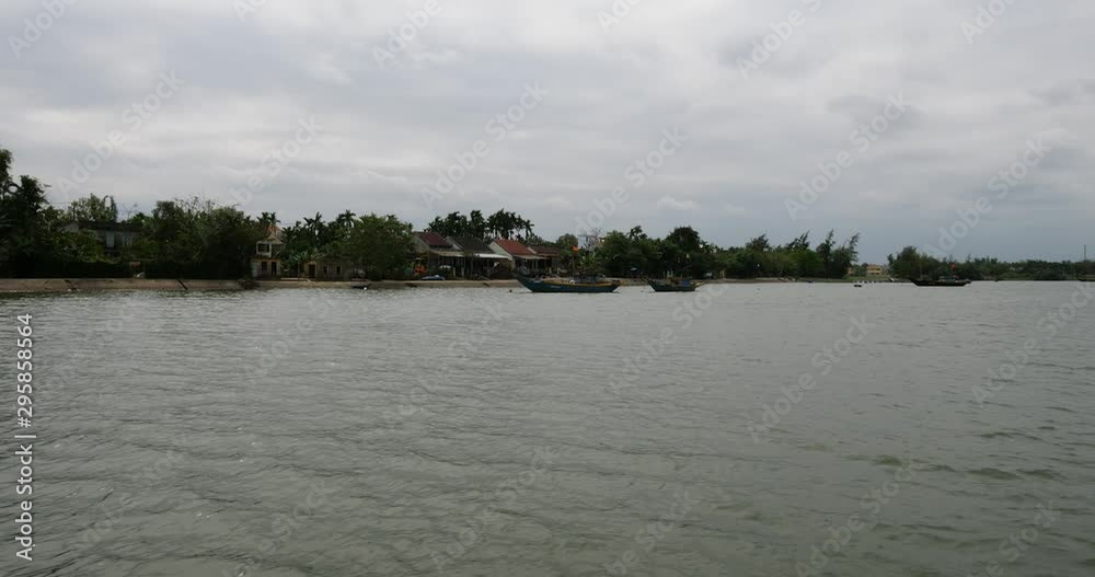 Travelling along the Mekong river near Ho Chi Minh, Vietnam Travelling along the Mekong river near Ho Chi Minh, Vietnam