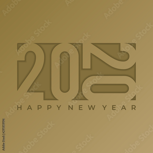 2020 banner new year greeti...