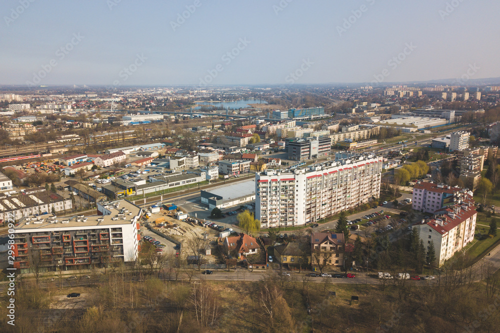 Poland, Cracow, city panorama