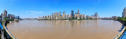 Panorama of modern city skyline in chongqing,China. © ABCDstock