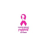 lady strong breast cancer awareness design