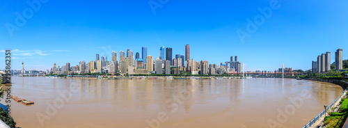 Panorama of modern city skyline in chongqing,China.