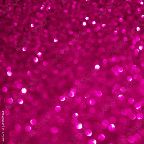 Pink glitter close-up background unfocused