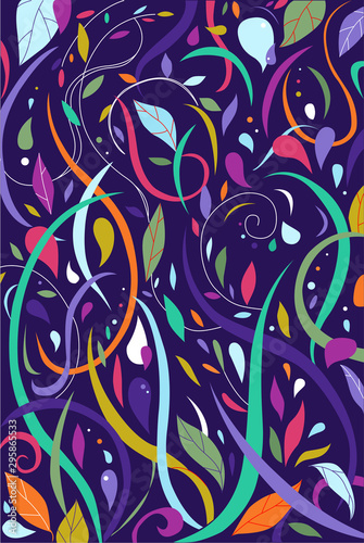 Texture of plant elements. Pattern.
