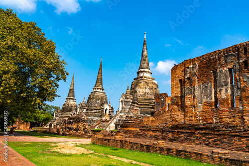 Wat Phra Si Sanphet in Ayutthaya Historical Park