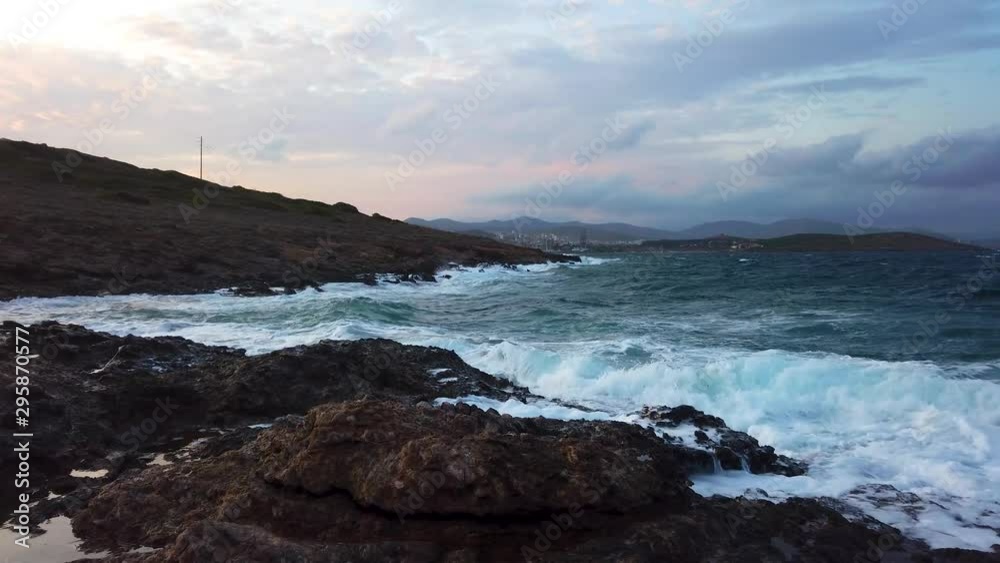 rough surf in greece rough surf in greece