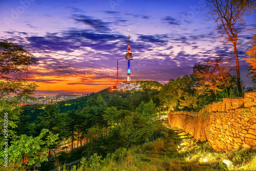 Photography Seoul tower,Namsan tower in korea
