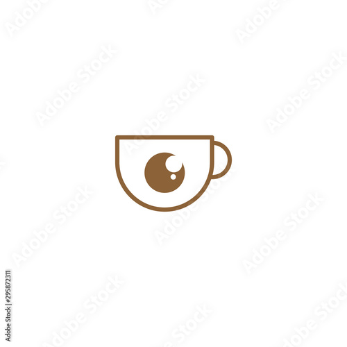 Coffee Camera graphic design template simple illustration