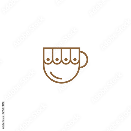 Coffee Store graphic design template simple illustration