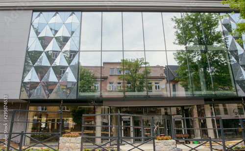 Modern shopping center