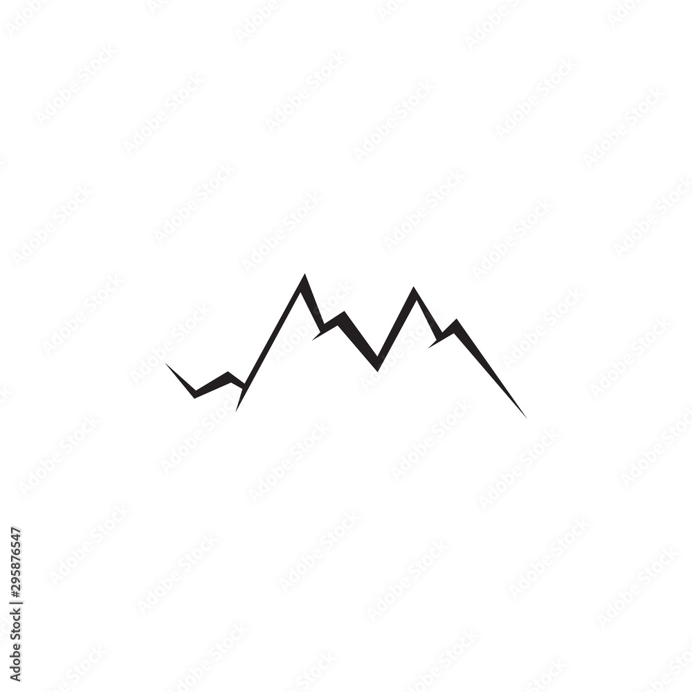 Mountain logo design vector template Mountain logo design vector template
