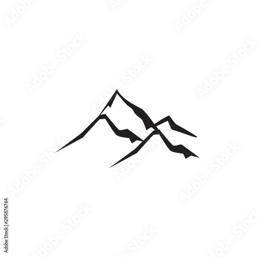 Mountain logo design vector template