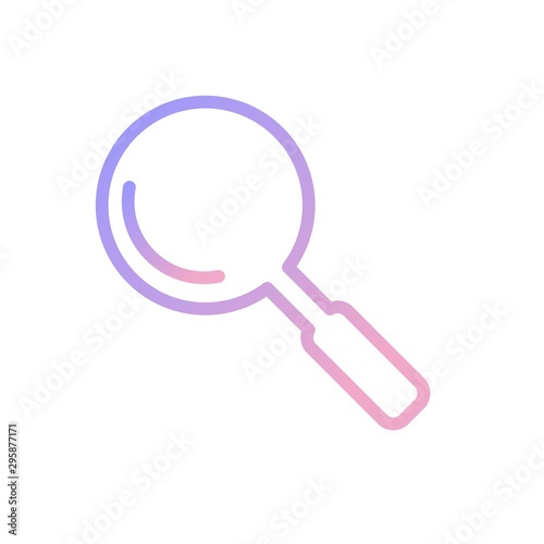 Search Vector Icon With White Background