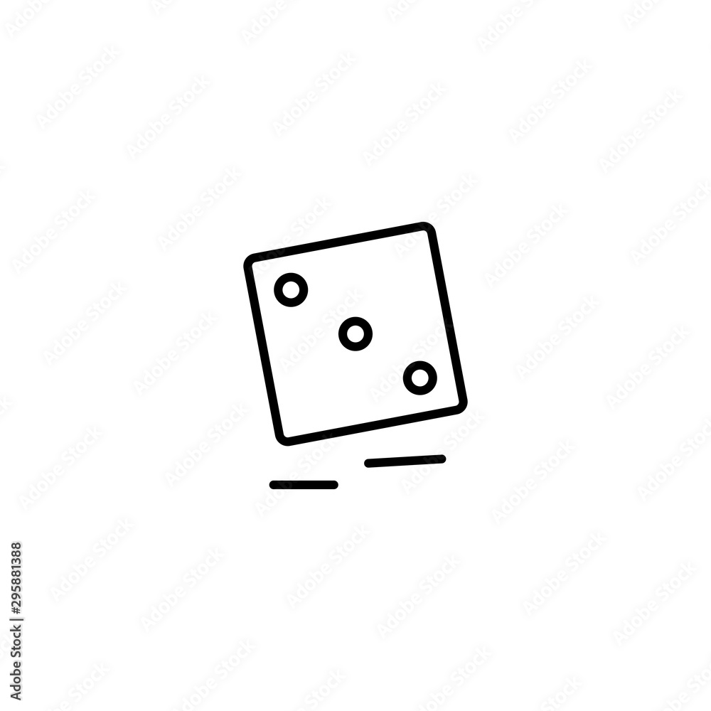 dice gamble icon vector illustration dice gamble icon vector illustration