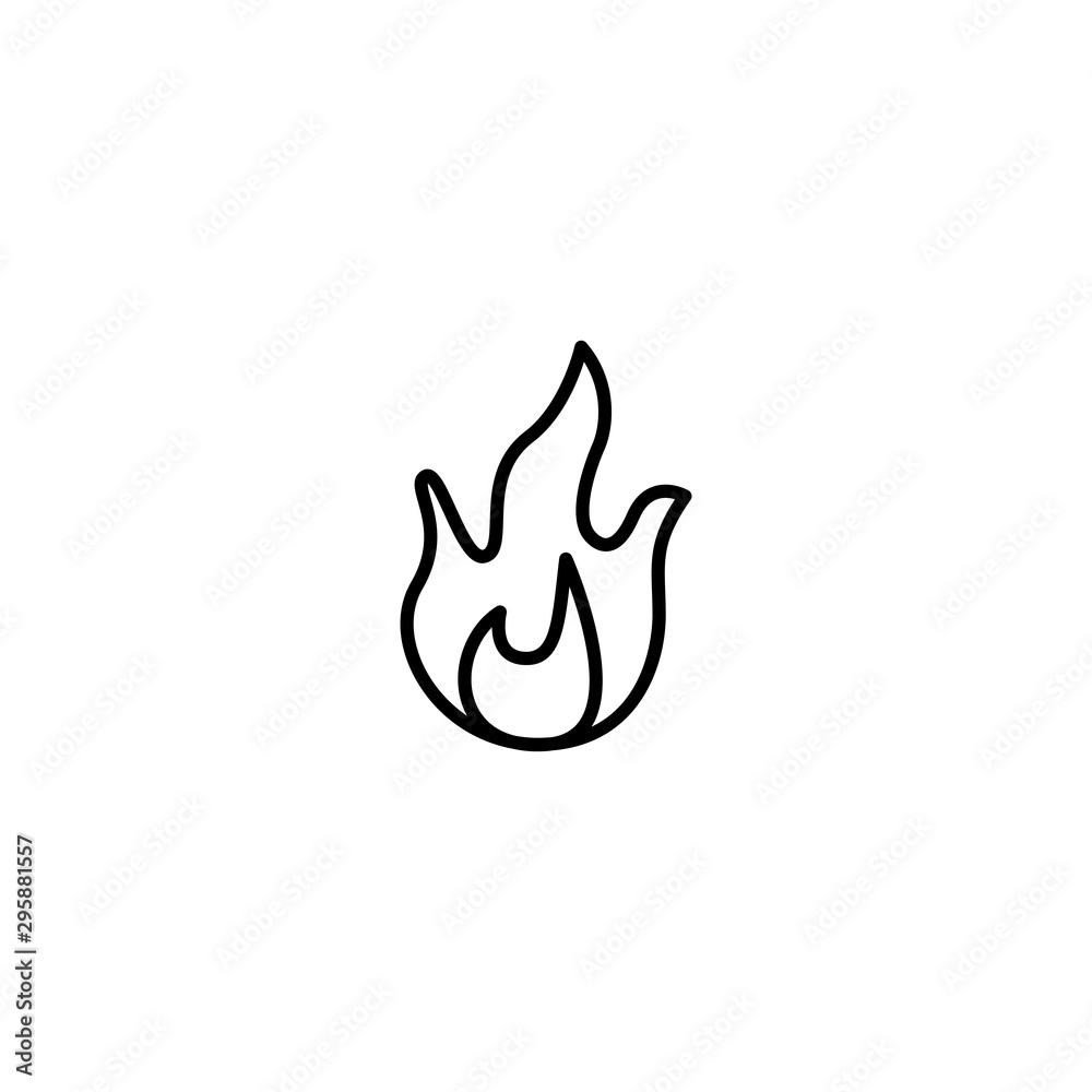 fire flame icon vector illustration fire flame icon vector illustration