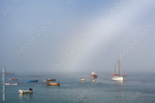 Tablou pe pânză sea fret rolling into Iona in scotland