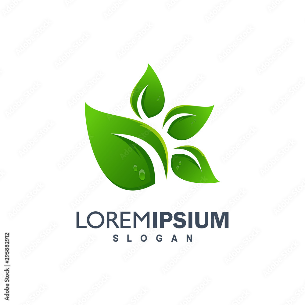 colorful leaf logo design inspiration colorful leaf logo design inspiration