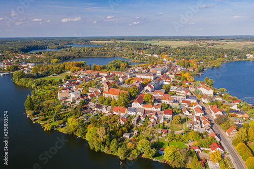 Die Stadt Lychen in der Uckermark, Land Brandenburg photo