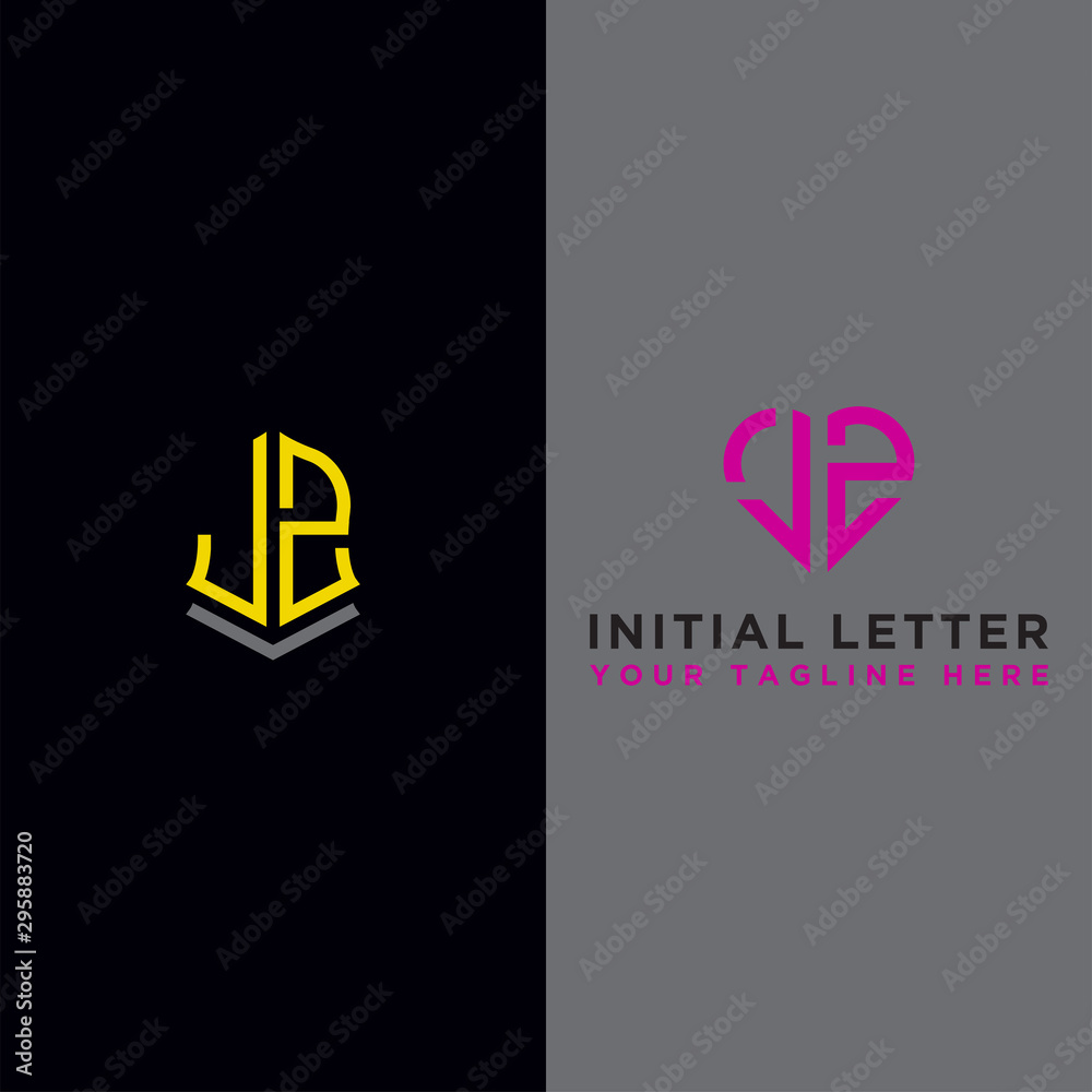 Inspiring logo design Set for companies from the initial letters of the JZ logo icon. -Vectors Inspiring logo design Set for companies from the initial letters of the JZ logo icon. -Vectors