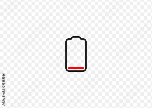 Battery Full Low Empty Charging Smartphone Fully Charged Vector Illustration