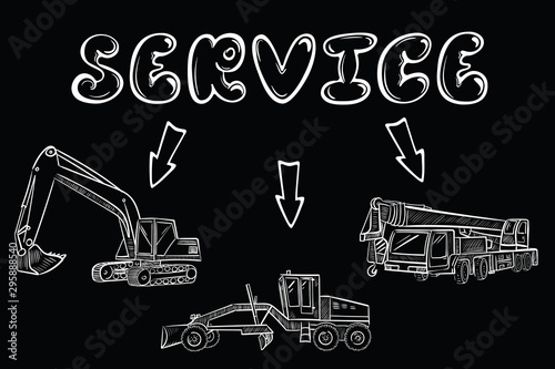 Service and choise of machines three