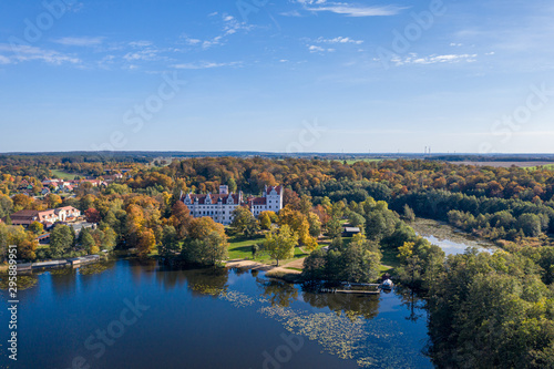 Aussicht auf Schloss Boitzenburg in der Uckermark im Herbst © Tilo Grellmann