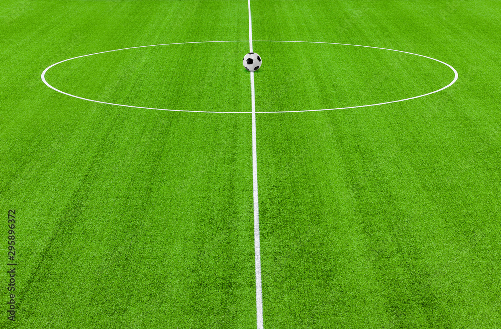 Obraz premium Fussballfeld aus Kunstrasen