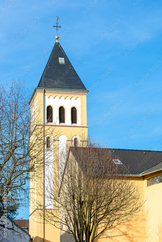 Fototapeta premium St. Ursula church (St. Ursula Kirche) Grafenberg Dusseldorf (Düsseldorf) North Rhine-Westphalia Germany