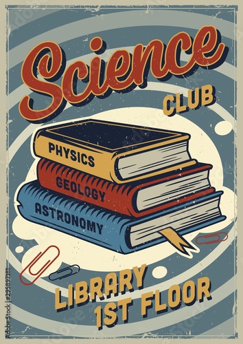 Colorful college education poster