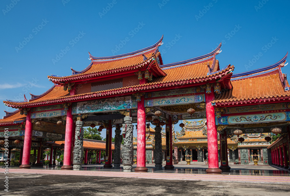 Chinese shrine and temple in Bangkok, Thailand